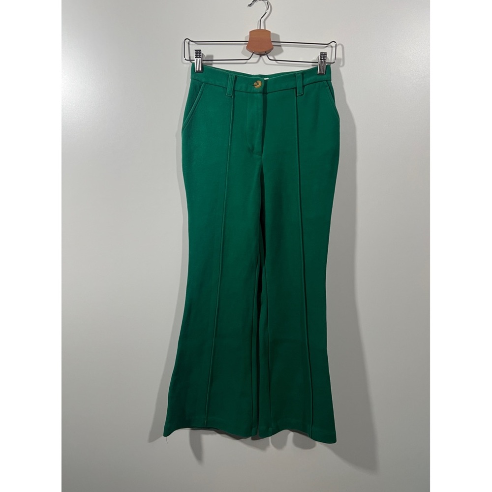 Urban Outfitters UO Isabella High-waisted Flare Pant In Green Size Small - Picture 2 of 11